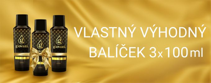 Vlastný výhodný balíček 3 x 100 ml