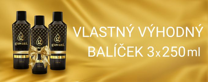 Vlastný výhodný balíček 3 x 250 ml